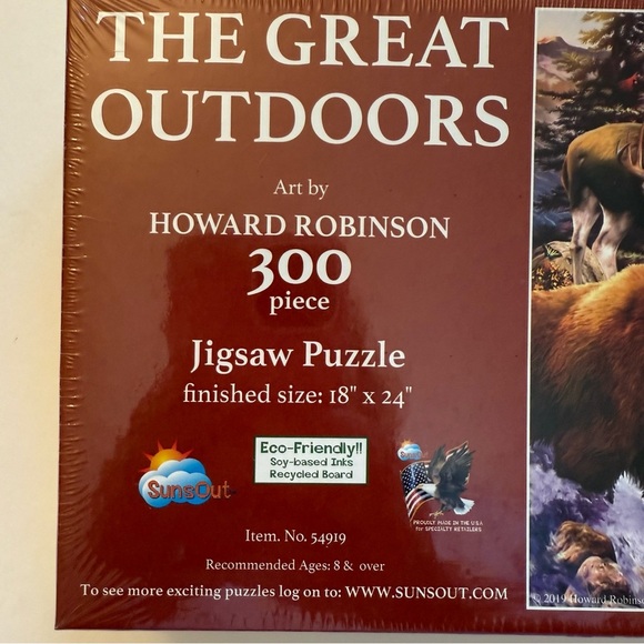 Sunsout The Great Outdoors Jigsaw Puzzle 300 piece new sealed in box - Picture 2 of 5